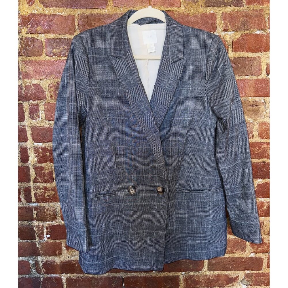 Plaid Grey Blazer